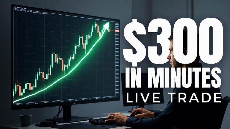 Live Market Execution: A $300 Trade Using Price Structure, Confirmation, and Risk Control